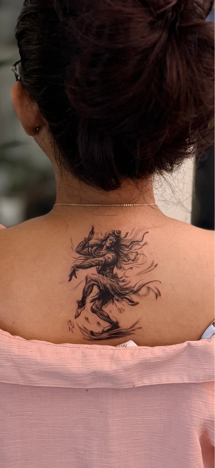 Dragon upper back tattoo
