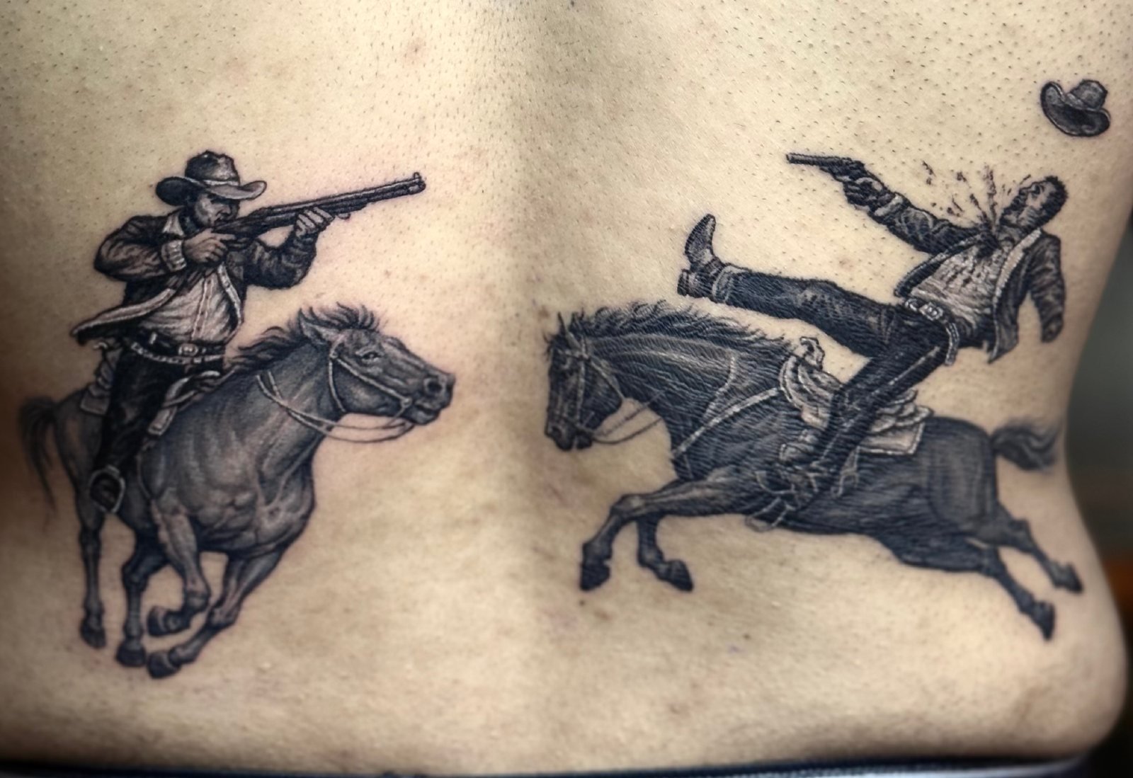 Detailed blackwork tattoo